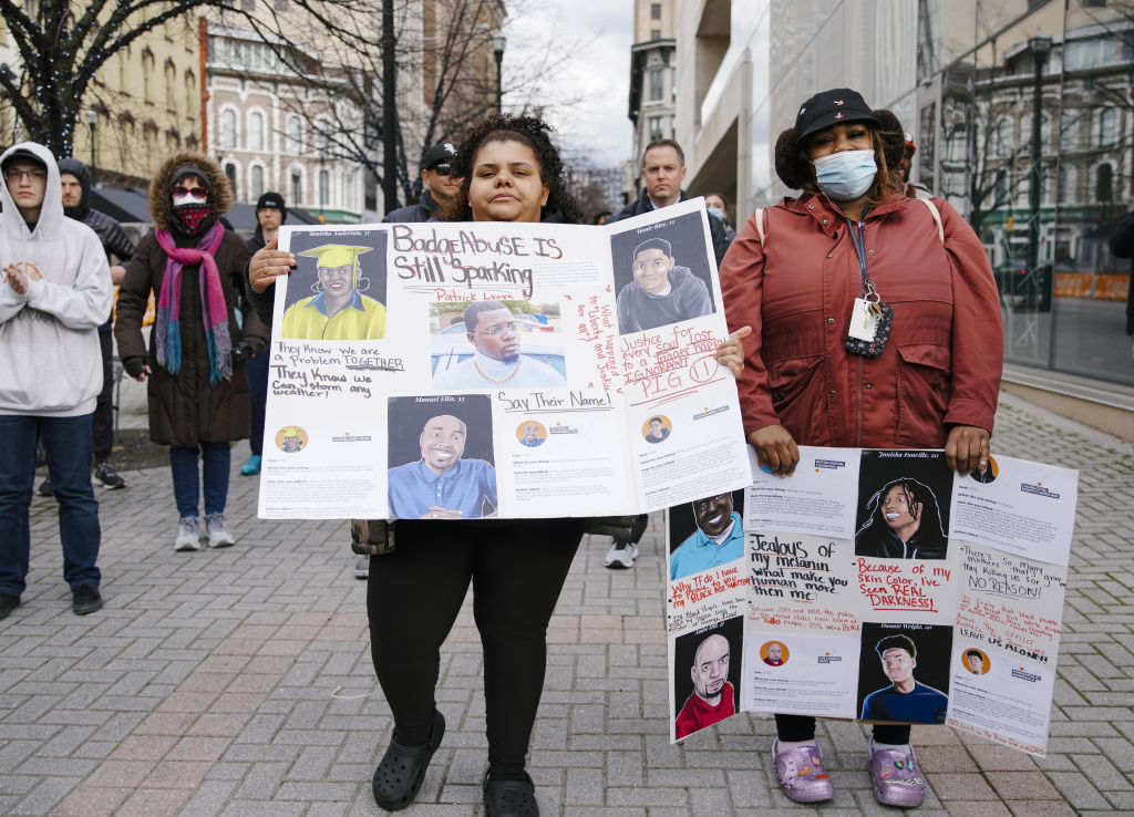 Protest against the killing of Patrick Lyoya in Michigan
