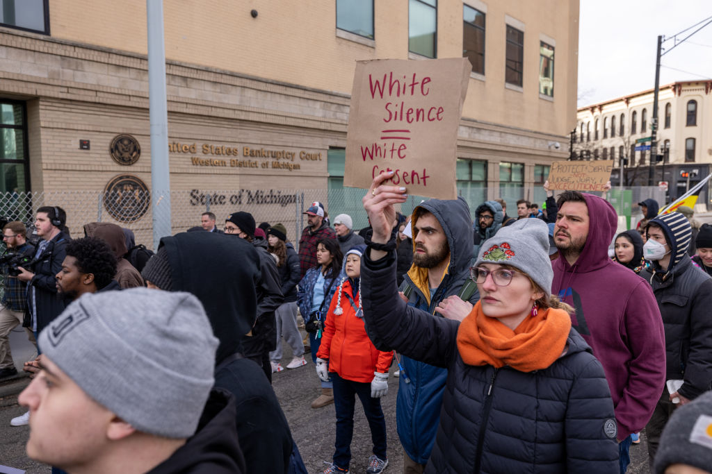 BLM protest march in Michigan