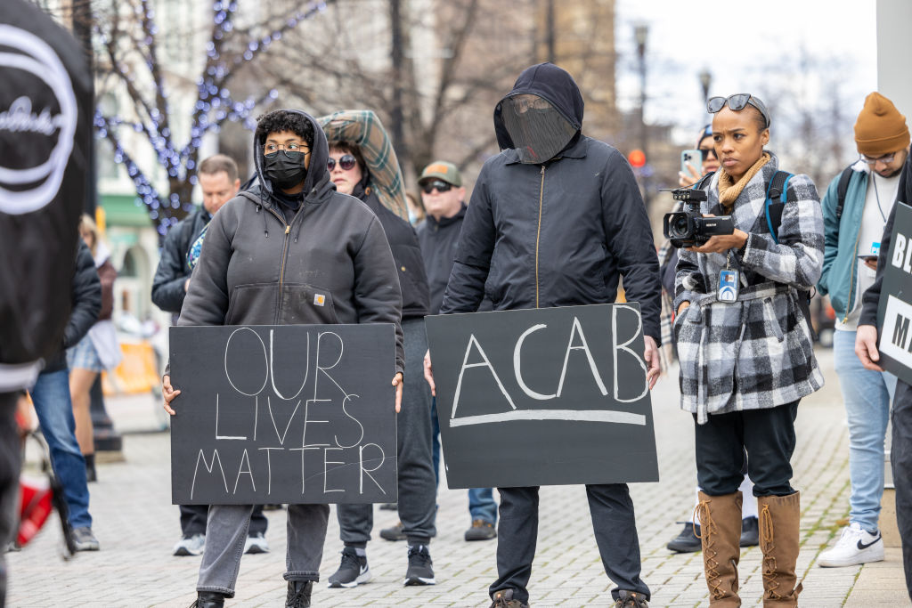 BLM protest march in Michigan