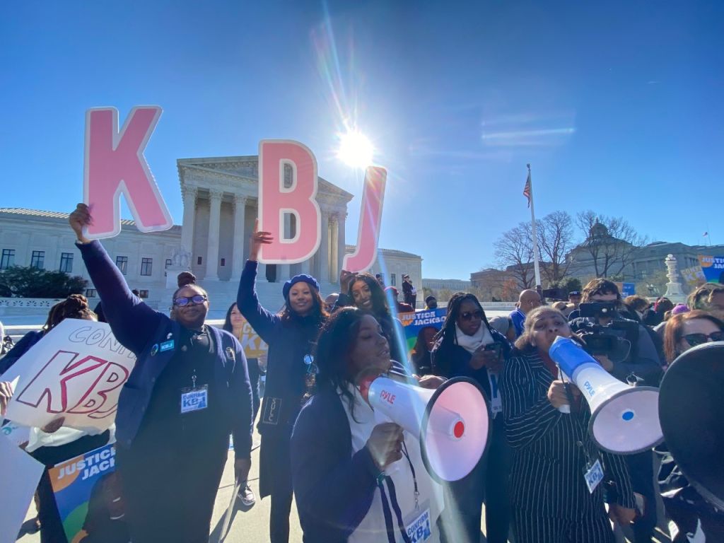 HBCU law students rallying for Ketanji Brown Jackson