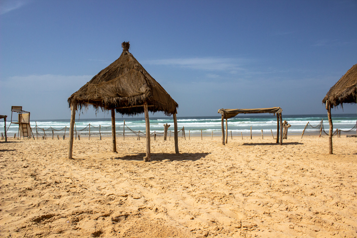 Beach scenes in Dakar, Senegal. West Africa