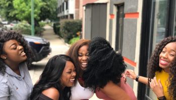 Five Black Women Laughing
