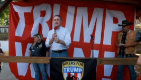 GA GOP Candidates David Perdue And Marjorie Taylor Greene Campaign With Trump Supporters