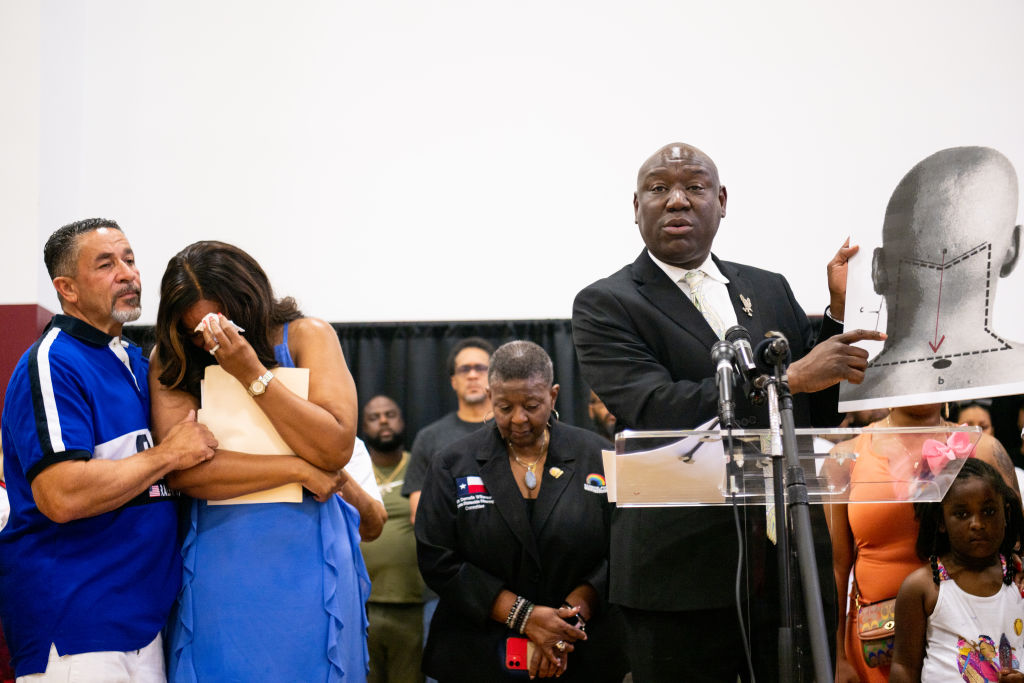 Attorney Ben Crump Holds Press Conference With Family Of Jalen Randle