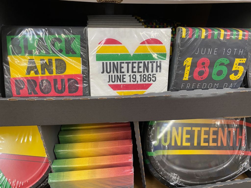 Walmart Juneteenth Products.