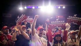 Former President Trump Rallies Supporters In Wyoming