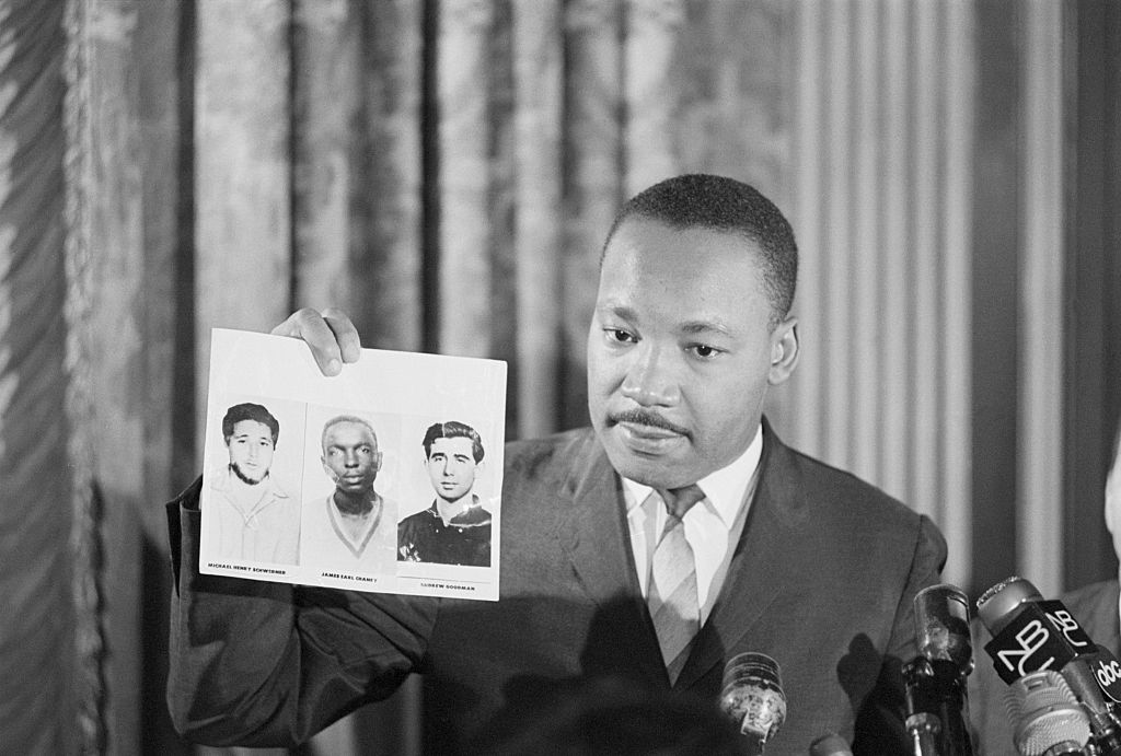 Dr. Martin Luther King, Jr. at News Conference