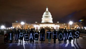 MoveOn Activists Call For The Impeachment Of Justice Clarence Thomas