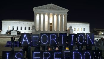 Anti-Abortion Organizations Hold Candlelight Vigil Outside Supreme Court