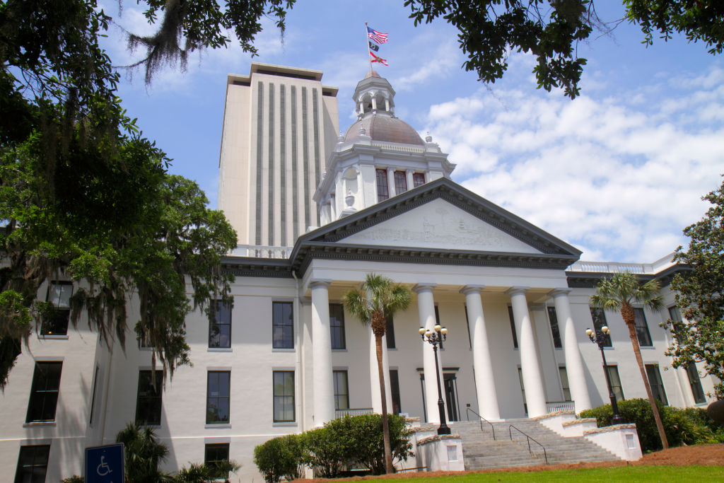 The exterior of the Florida State Capitol museum.