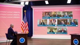 President Biden Holds Virtual Meeting With Governors On Protecting Access To Reproductive Health Care