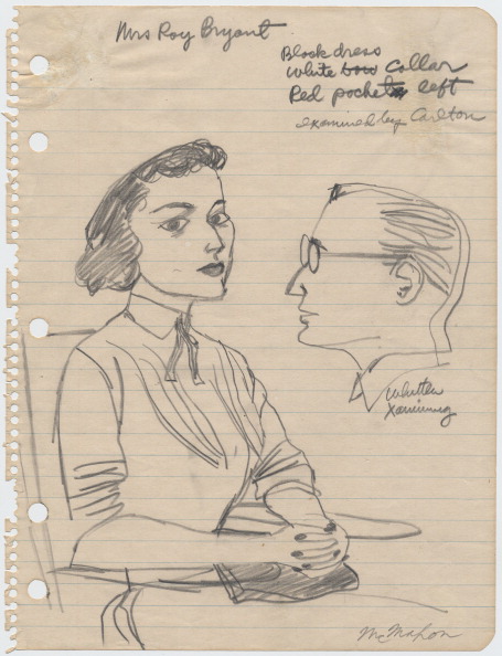 Mrs. Bryant Testifies In Emmett Till Case