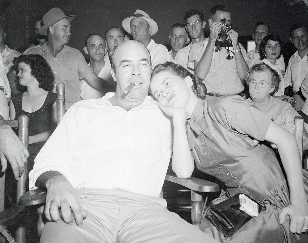 J.W. Milam and Wife at Trial
