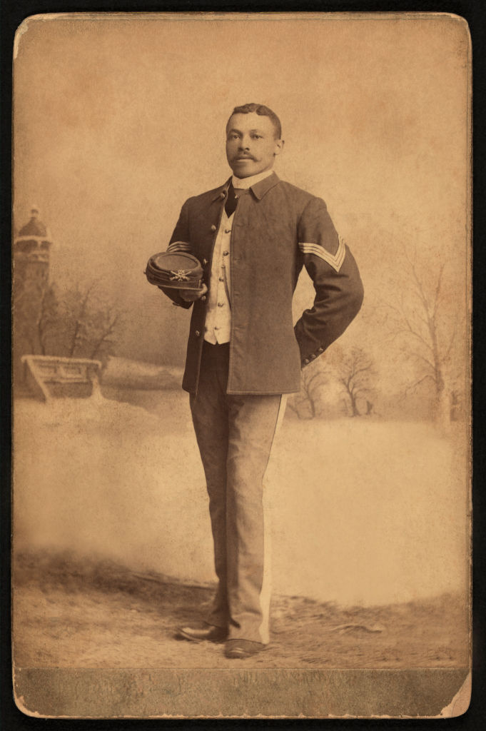 Buffalo Soldier, 25th Infantry, William A Gladstone Collection of African American Photographs, 1880s