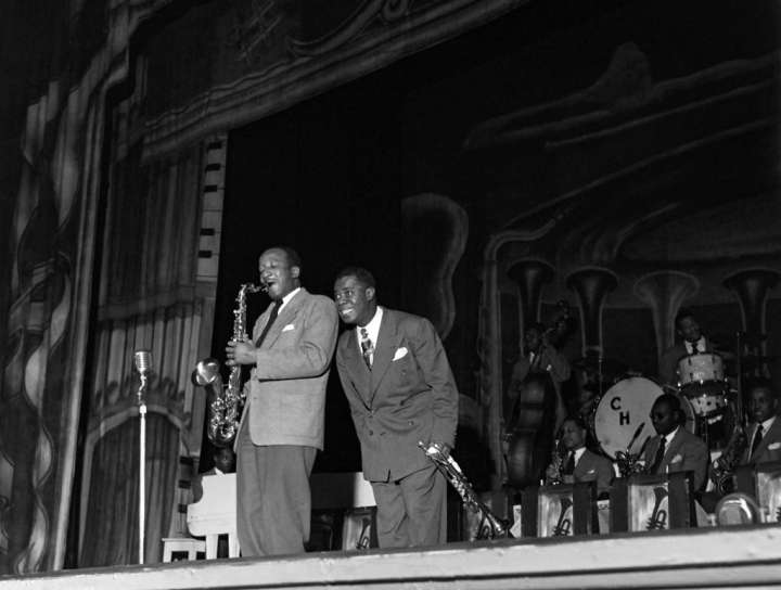 Louis Armstrong at New York jazz cabaret