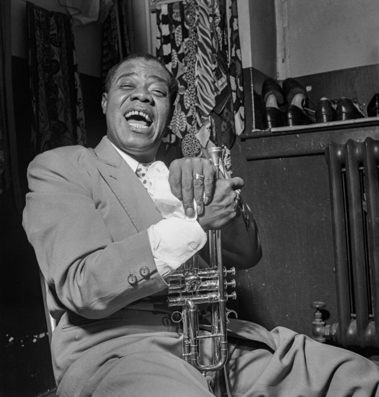 Louis Armstrong at New York jazz cabaret