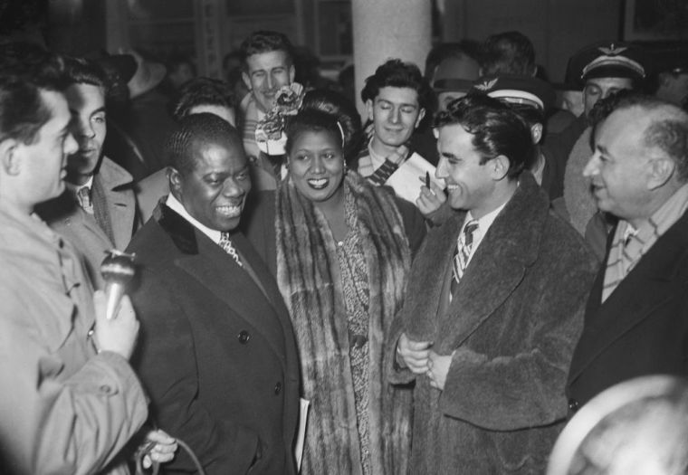 Louis Armstrong In Paris