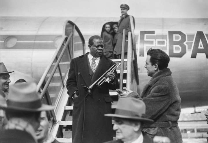 Louis Armstrong In Paris
