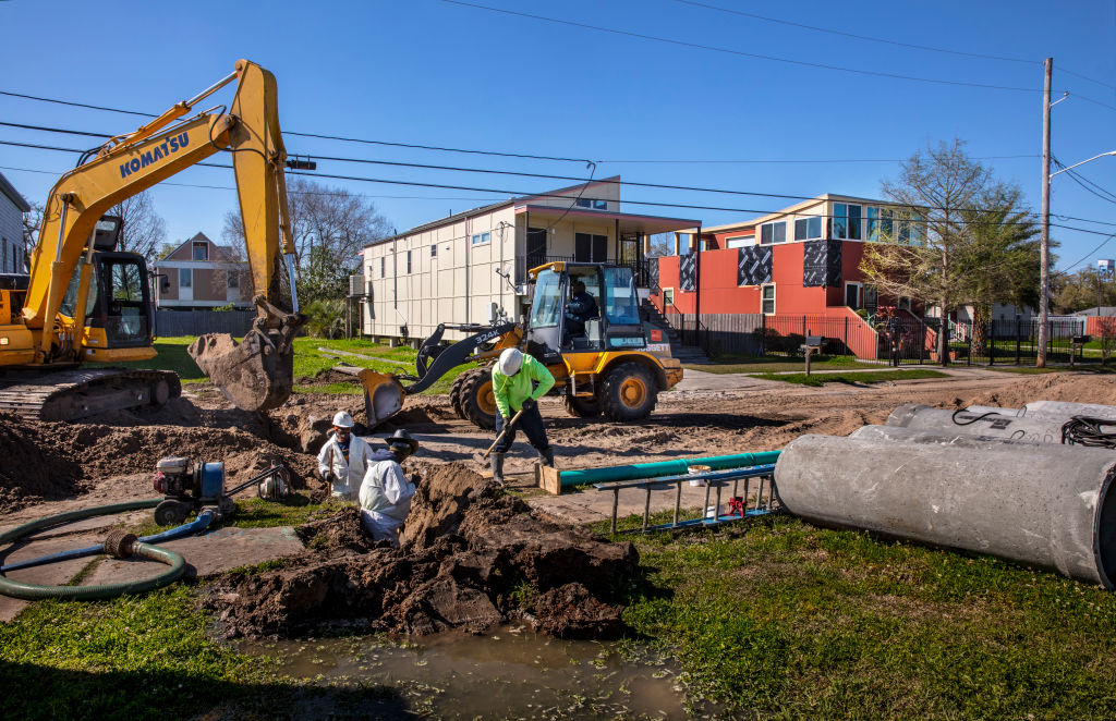 New Houses Being Built After Area Devastated by Hurricane Katrina