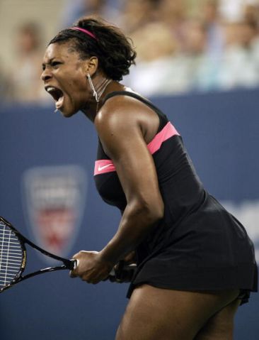 Number 8 seed Serena Williams of the Uni