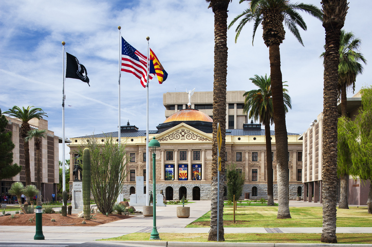 The Arizona State Capitol.