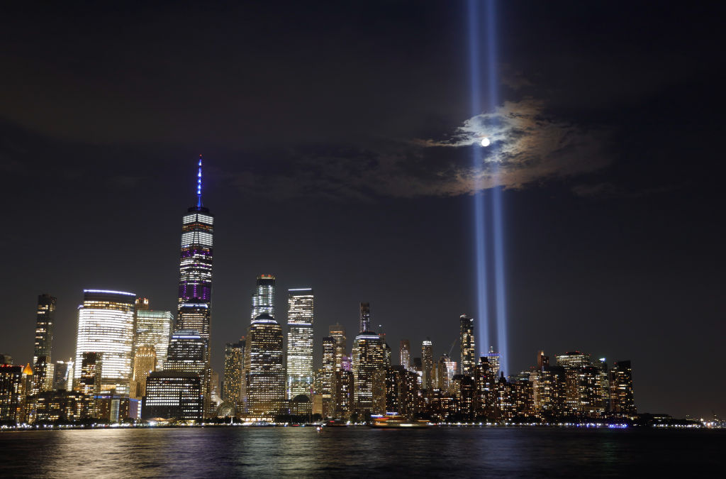 Tribute in Light Marks the 18th Anniversary of the 9/11 Attacks in New York City