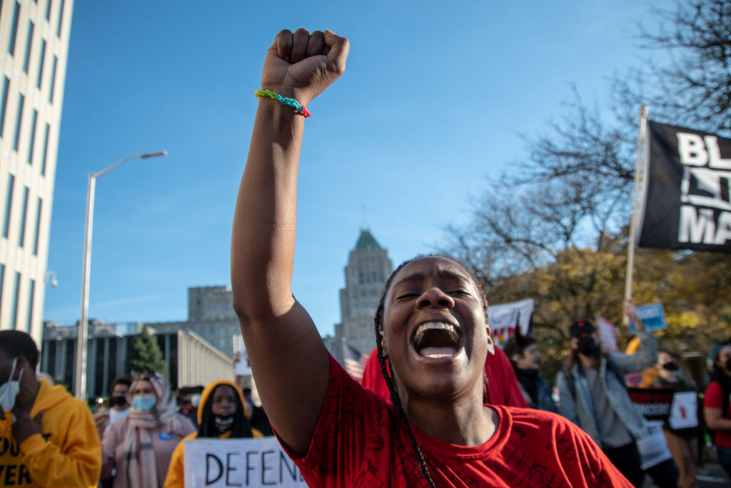 Detroit Activists March To Fight Trump From Stealing The Election