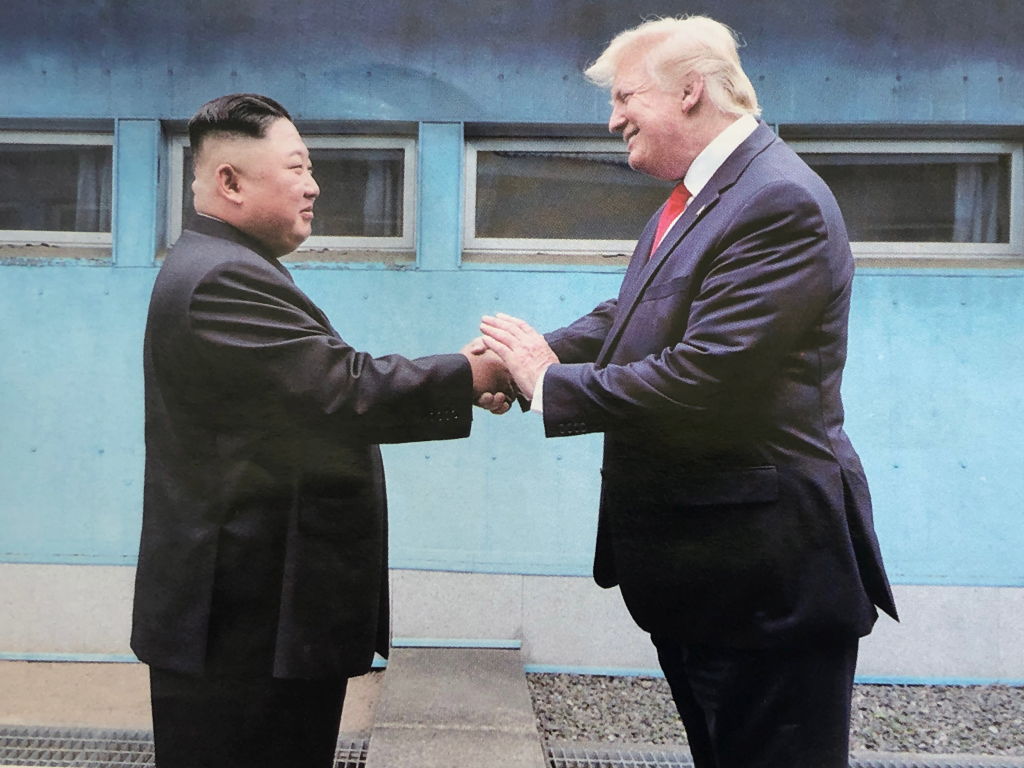 Le président américain Donald Trump et le leader nord coréen Kim Jong Un