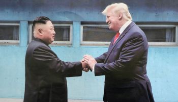 Le président américain Donald Trump et le leader nord coréen Kim Jong Un