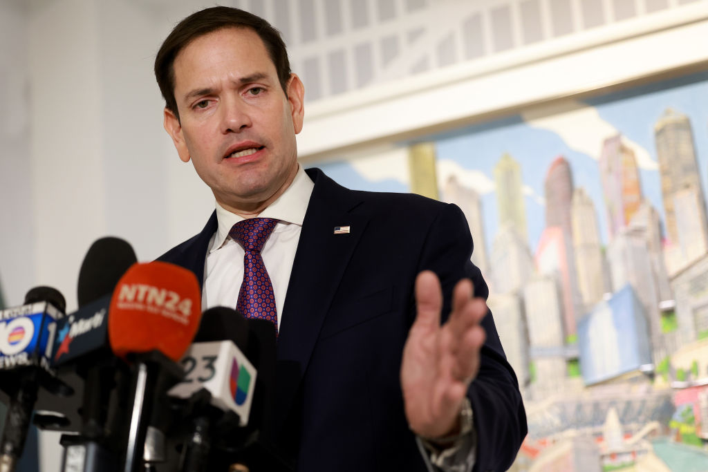 Marco Rubio Campaigns For Re-Election In Little Havana In Miami