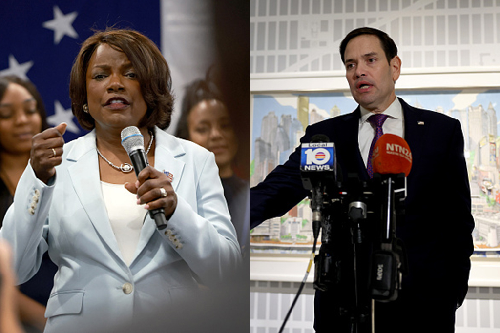 Val Demings and Marco Rubio Florida U.S. Senate debate