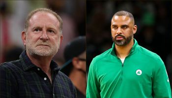 Phoenix Suns owner Robert Sarver and Boston Celtics head coach Ime Udoka