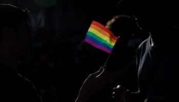Rally And March Honor Rainbow Flag Creator Gilbert Baker Outside Stonewall Inn