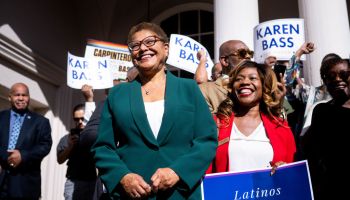 Los Angeles Mayor-elect Karen Bass Makes First Public Appearance As Mayor-elect