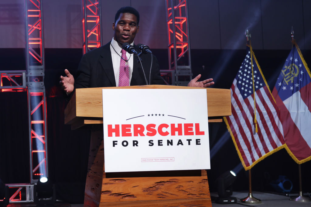 Georgia Republican Senate Candidate Herschel Walker Holds Runoff Election Night Event