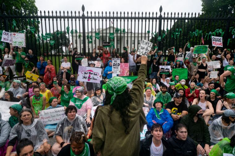 Abortion Rights Activists Protest in Washington DC