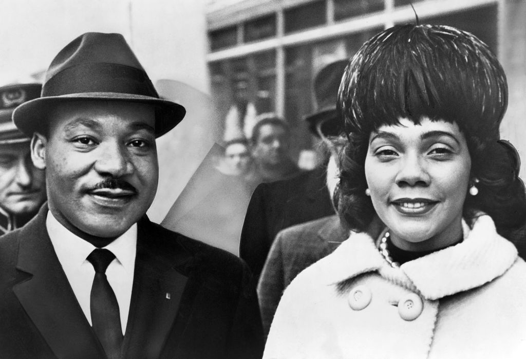 Dr. & Mrs. Martin Luther King Jr., head-and-shoulders portrait, New York City, New York, USA, Herman Hiller, New York World-Telegram & Sun Photo Collection, 1964