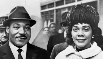 Dr. & Mrs. Martin Luther King Jr., head-and-shoulders portrait, New York City, New York, USA, Herman Hiller, New York World-Telegram & Sun Photo Collection, 1964