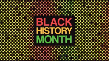 black history month celebrating banner vector illustration