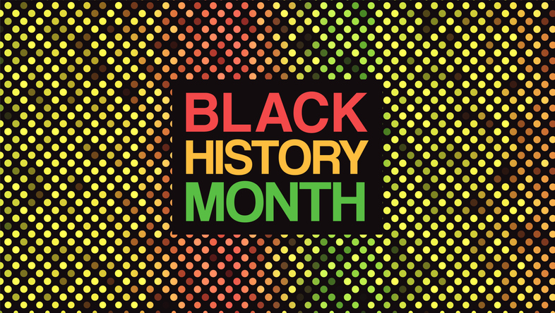 black history month celebrating banner vector illustration