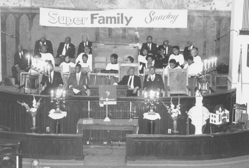 Church Members Near Altar