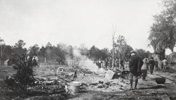 View of Damage After Race Riots