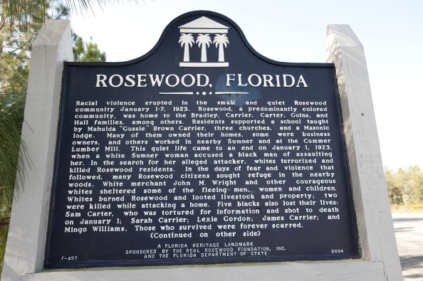 Florida, Rosewood Informational Sign on lynchings, Side One