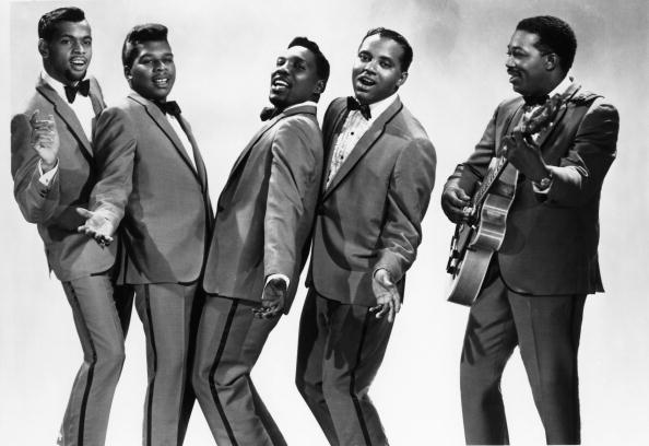 Photo of Bill DAVIS and Abdul SAMAD and Johnny MOORE and Charlie THOMAS and Johnny TERRY and Gene PEARSON and DRIFTERS