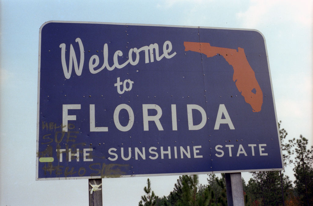 Welcome To Florida Sign