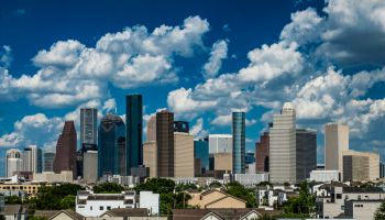 Houston Texas Afternoon Skyline