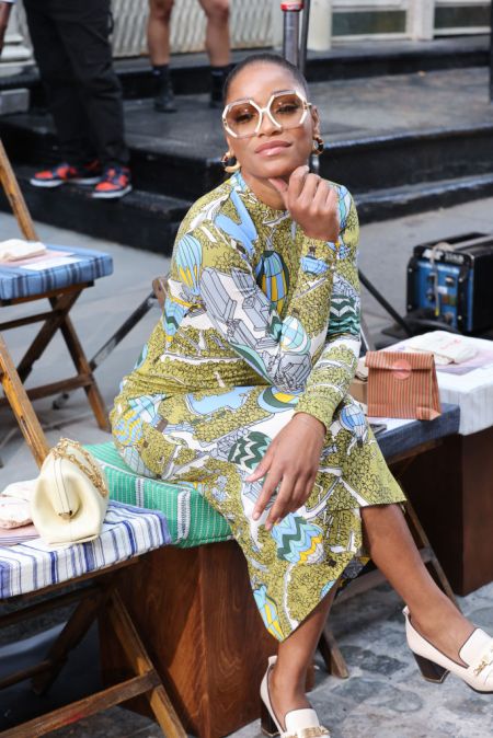 Front Row at at Tory Burch RTW Spring 2022