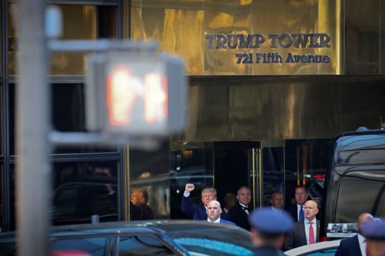Protests Outside Manhattan District Attorney's Office
