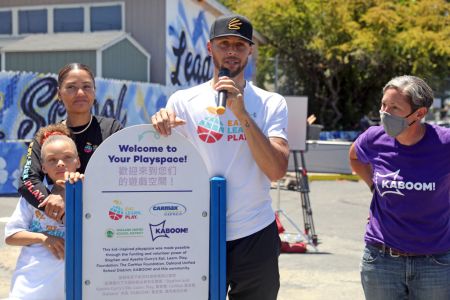 Riley helps to give back to the community