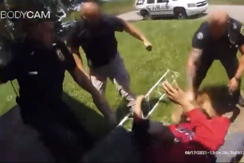 Sheffield police bodycam video of K-9 dog attacking Marvin Long in Alabama